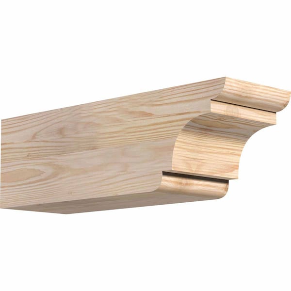 Ekena Millwork New Brighton Smooth Rafter Tail, Douglas Fir, 5 1/2"W x 6"H x 18"L RFT06X06X18NEB00SDF - main